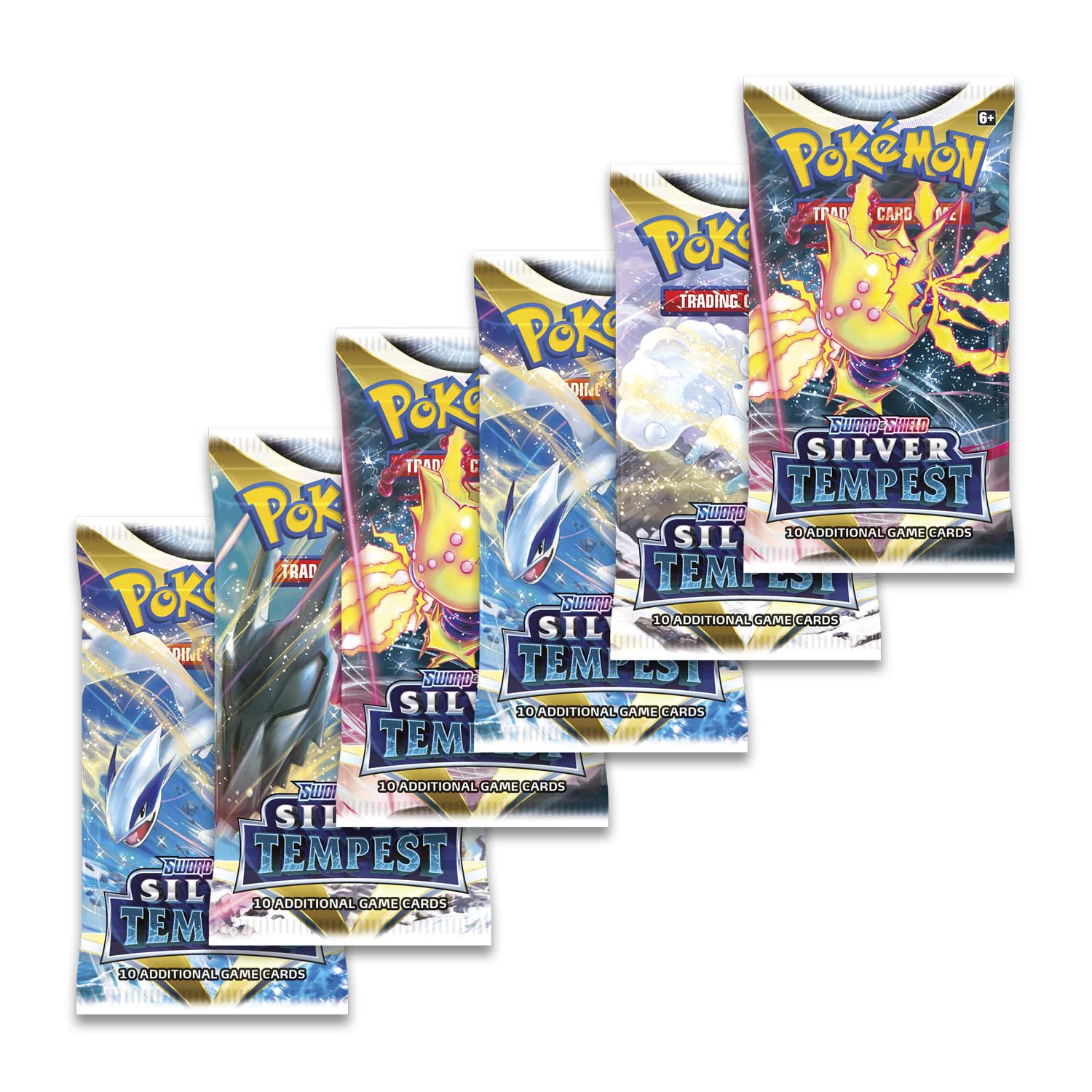 Pokemon Booster Bundle - Sword & Shield: Silver Tempest (6 Packs)