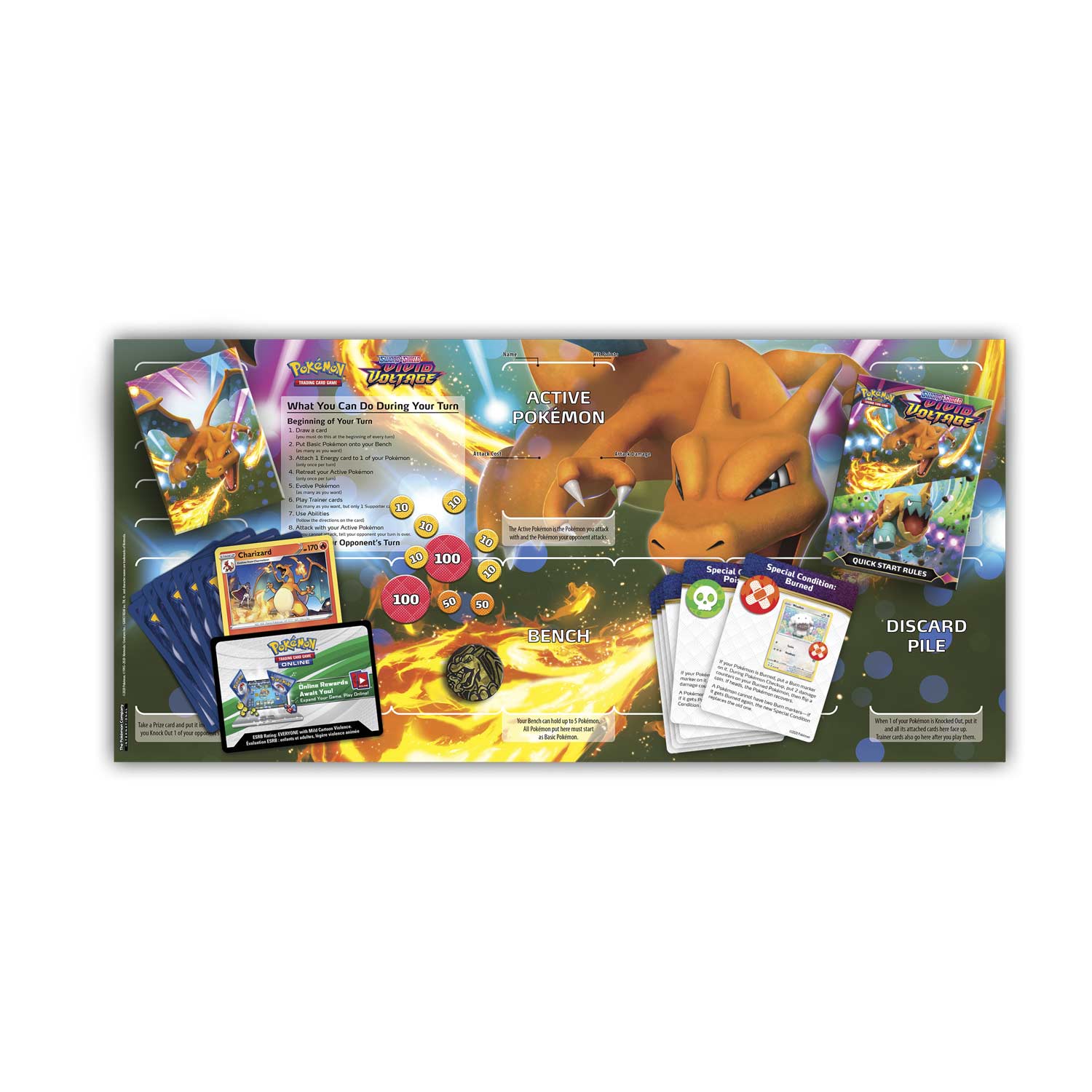 Pokemon Theme Deck - Sword & Shield: Vivid Voltage - Charizard